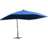 vidaXL Lawn & Garden* Hanging Parasol With Wooden Pole 157.5