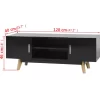 vidaXL Tv Benches & Tv Stands* High Gloss Tv Stand Black 47.2