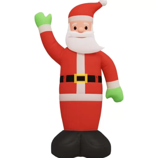 vidaXL Decor* Inflatable Santa Claus With Leds 16 Ft