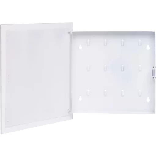 vidaXL Business & Home Security* Key Box With Magnetic Board White 13.8"X13.8"X2.2"