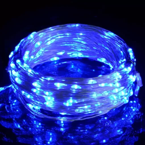 vidaXL Decor* Led String With 150 Leds Blue 49.2'