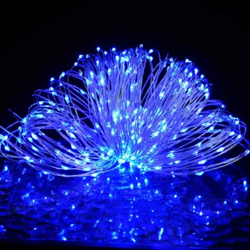 vidaXL Decor* Led String With 150 Leds Blue 49.2'