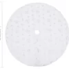 vidaXL Decor* Luxury Christmas Tree Skirt White 35.4