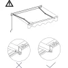 vidaXL Lawn & Garden* Manual Retractable Awning 118.1