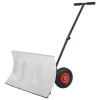 vidaXL Lawn & Garden* Manual Snowplough With Wheels 39.4