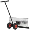 vidaXL Lawn & Garden* Manual Snowplough With Wheels 39.4