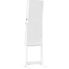 vidaXL Decor* Mirror Jewellery Cabinet Free Standing White 16.5