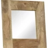 vidaXL Decor* Mirror Solid Mango Wood 19.7