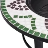 vidaXL Fireplaces* Mosaic Fire Pit Green 26.8