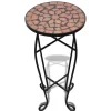 vidaXL Lawn & Garden* Mosaic Side Table Plant Table Terracotta