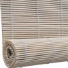 vidaXL Decor* Natural Bamboo Roller Blinds 2 Pcs 47.2