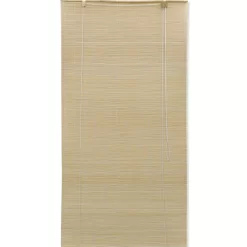 vidaXL Decor* Natural Bamboo Roller Blinds 39.4"X63"