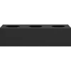 vidaXL Lawn & Garden* Office Flower Box Anthracite 35.4