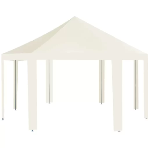 vidaXL Lawn & Garden* Outdoor Gazebo Cream 236.2"X173.2"X129.9"