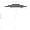 vidaXL Lawn & Garden* Outdoor Parasol With Aluminum Pole 106.3