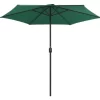 vidaXL Lawn & Garden* Outdoor Parasol With Aluminum Pole 106.3