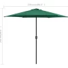 vidaXL Lawn & Garden* Outdoor Parasol With Aluminum Pole 106.3