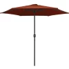 vidaXL Lawn & Garden* Outdoor Parasol With Aluminum Pole 106.3