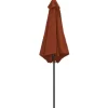 vidaXL Lawn & Garden* Outdoor Parasol With Aluminum Pole 106.3