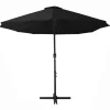 vidaXL Lawn & Garden* Outdoor Parasol With Aluminum Pole 181.1