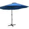 vidaXL Lawn & Garden* Outdoor Parasol With Aluminum Pole 181.1