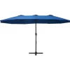 vidaXL Lawn & Garden* Outdoor Parasol With Aluminum Pole 181.1