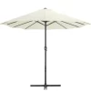 vidaXL Lawn & Garden* Outdoor Parasol With Aluminum Pole 181.1