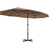 vidaXL Lawn & Garden* Outdoor Parasol With Aluminum Pole 181.1