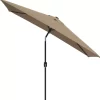 vidaXL Lawn & Garden* Outdoor Parasol With Metal Pole 118.1