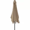 vidaXL Lawn & Garden* Outdoor Parasol With Metal Pole 118.1