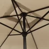 vidaXL Lawn & Garden* Outdoor Parasol With Metal Pole 118.1