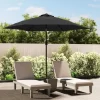 vidaXL Lawn & Garden* Outdoor Parasol With Metal Pole 118