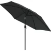 vidaXL Lawn & Garden* Outdoor Parasol With Metal Pole 118