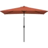 vidaXL Lawn & Garden* Outdoor Parasol With Metal Pole 118