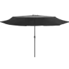 vidaXL Lawn & Garden* Outdoor Parasol With Metal Pole 157.5