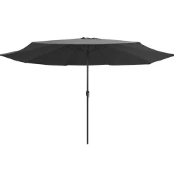 vidaXL Lawn & Garden* Outdoor Parasol With Metal Pole 157.5" Anthracite