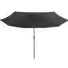 vidaXL Lawn & Garden* Outdoor Parasol With Metal Pole 157.5