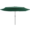 vidaXL Lawn & Garden* Outdoor Parasol With Metal Pole 157.5