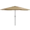 vidaXL Lawn & Garden* Outdoor Parasol With Metal Pole 157.5