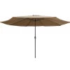 vidaXL Lawn & Garden* Outdoor Parasol With Metal Pole 157.5