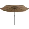 vidaXL Lawn & Garden* Outdoor Parasol With Metal Pole 157.5