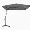 vidaXL Lawn & Garden* Outdoor Parasol With Steel Pole 98.4