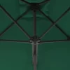 vidaXL Lawn & Garden* Outdoor Parasol With Steel Pole 98.4