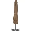 vidaXL Lawn & Garden* Outdoor Parasol With Steel Pole 98.4