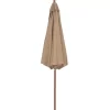 vidaXL Lawn & Garden* Outdoor Parasol With Wooden Pole 118.1