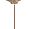 vidaXL Lawn & Garden* Outdoor Parasol With Wooden Pole 118.1