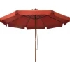 vidaXL Lawn & Garden* Outdoor Parasol With Wooden Pole 129.9