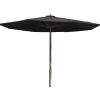 vidaXL Lawn & Garden* Outdoor Parasol With Wooden Pole 137.8