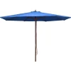 vidaXL Lawn & Garden* Outdoor Parasol With Wooden Pole 137.8