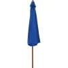 vidaXL Lawn & Garden* Outdoor Parasol With Wooden Pole 137.8